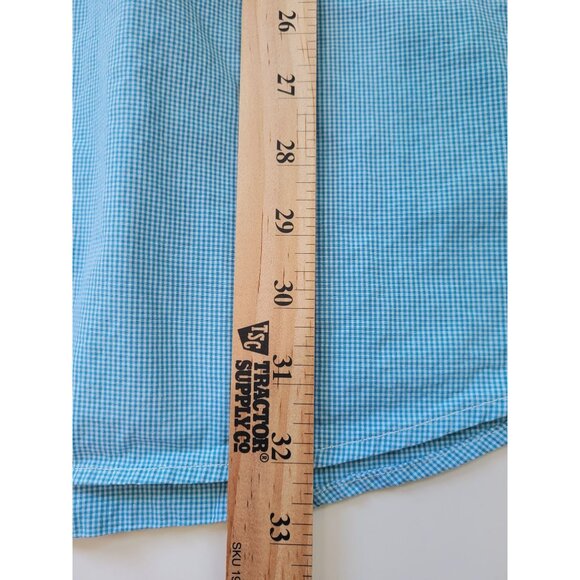 Roper Mens 2XL Blue Button-Up Long Sleeve Shirt Cotton Blend Western Wear - Picture 5 of 7